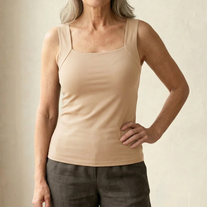 Lydia | Built-In Comfort Bra Tank Top
