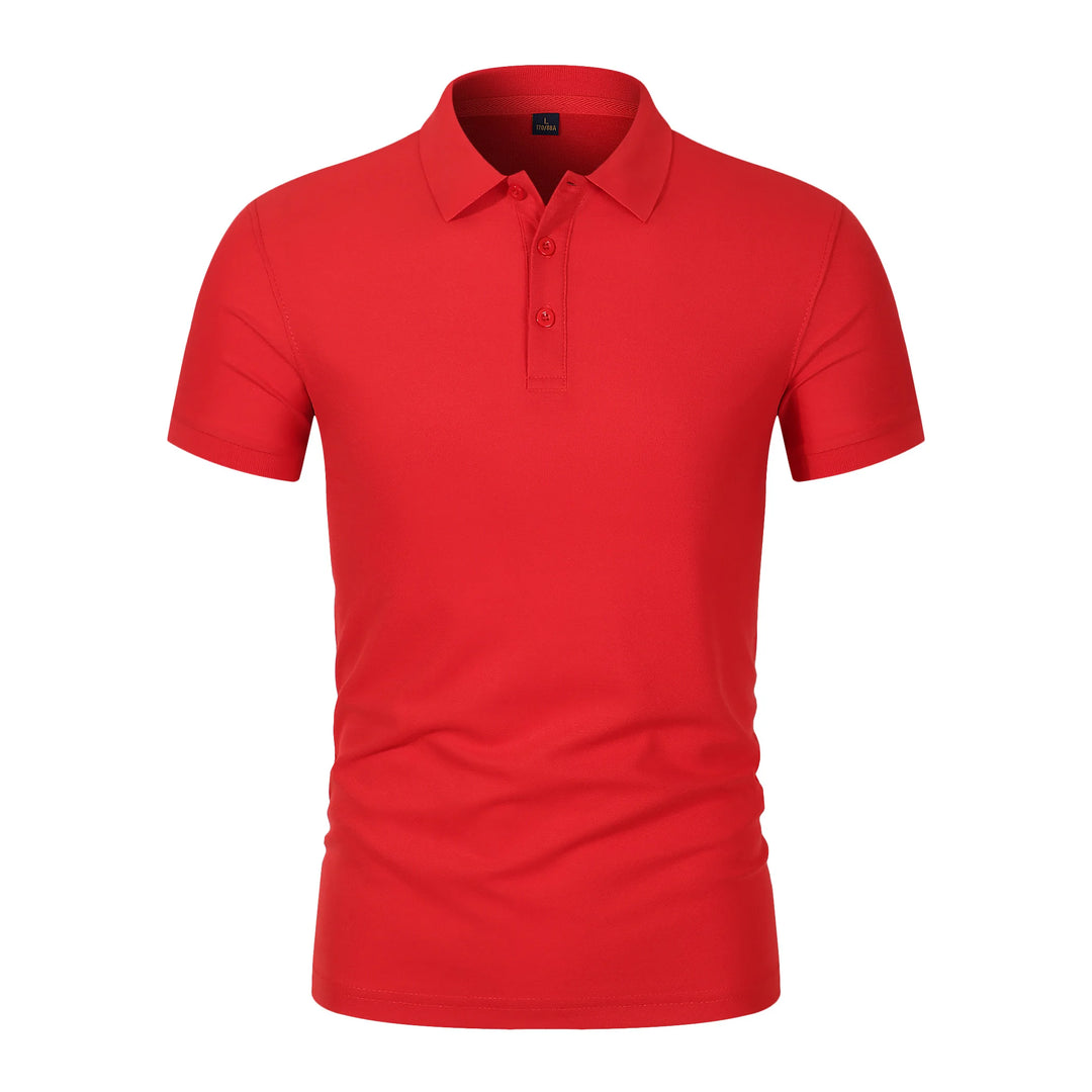 2025 Hot Sale Heren Zomer Casual Ademend Comfortabel Poloshirt Heren Effen Kleur Hoge Kwaliteit Korte Mouw T-shirt