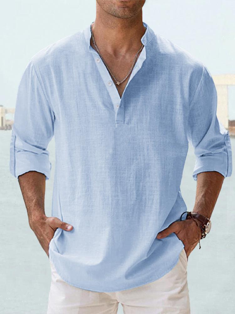 Scott | Breathable Linen Blouse