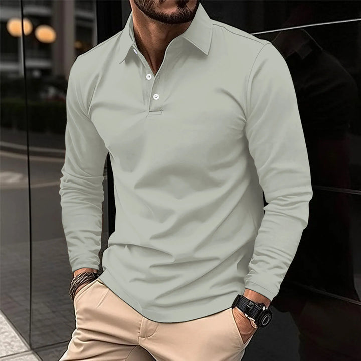 Luca | Classic Long Sleeve Polo