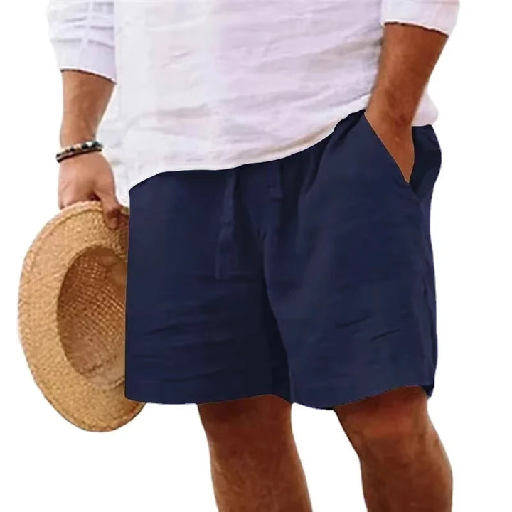 Nieuwe heren katoenen effen kleur korte lichtgewicht gymbroek oversized strandshorts heren jogging sport grote korte homme