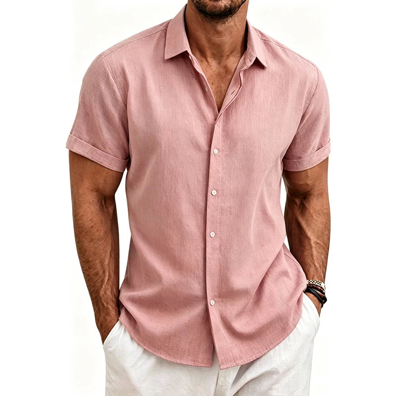 Daniel | Lightweight Henley Beach Shirt