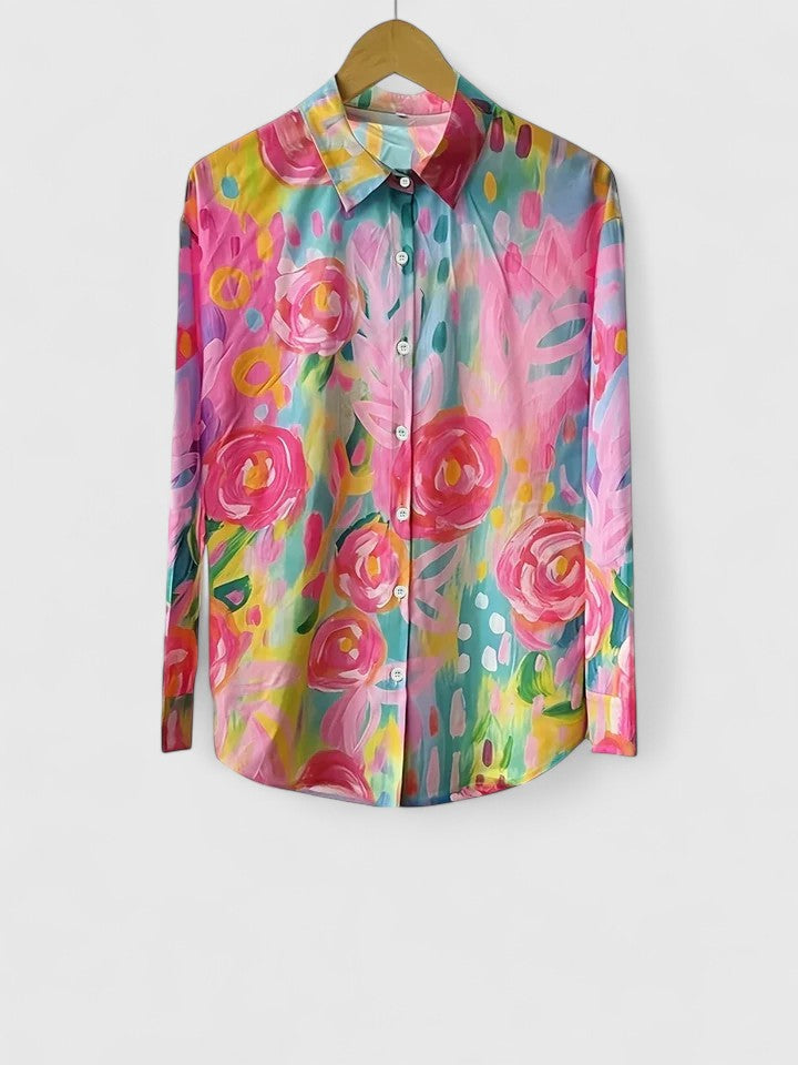 Anica | Women's Printed Blouse — Versatile Everyday Style