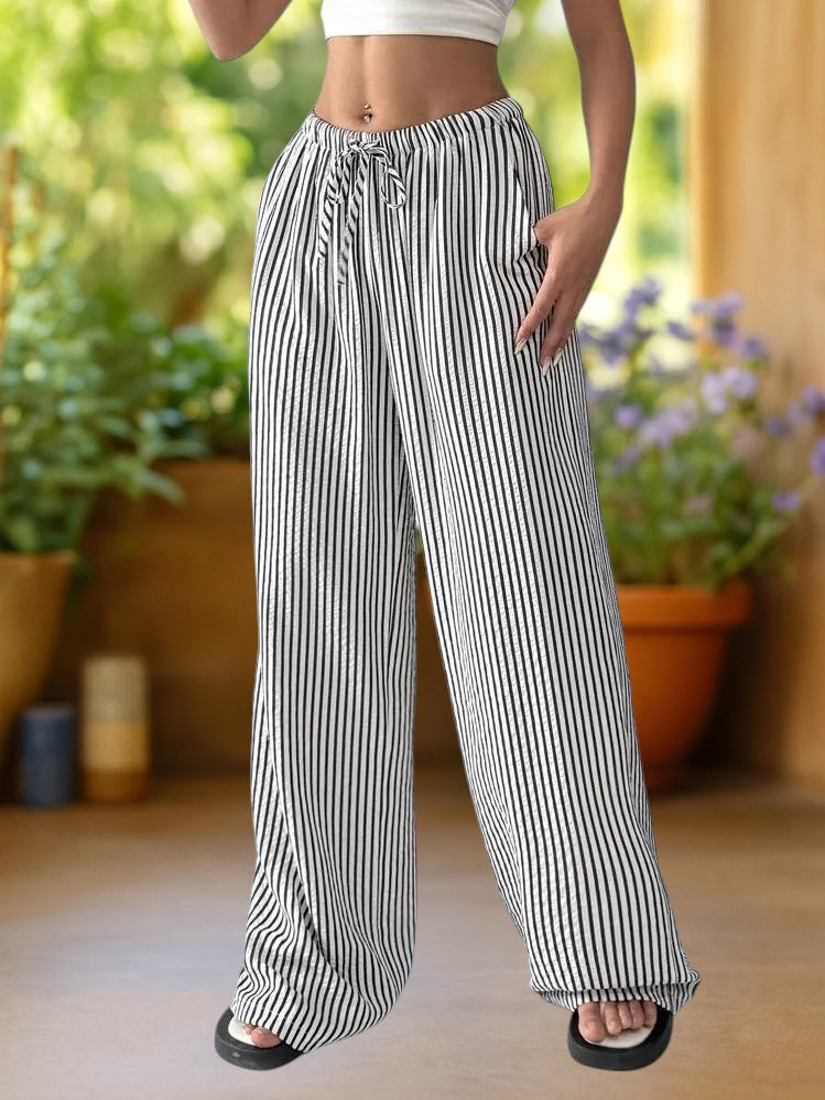 Gianna | Stripe Floor Trousers