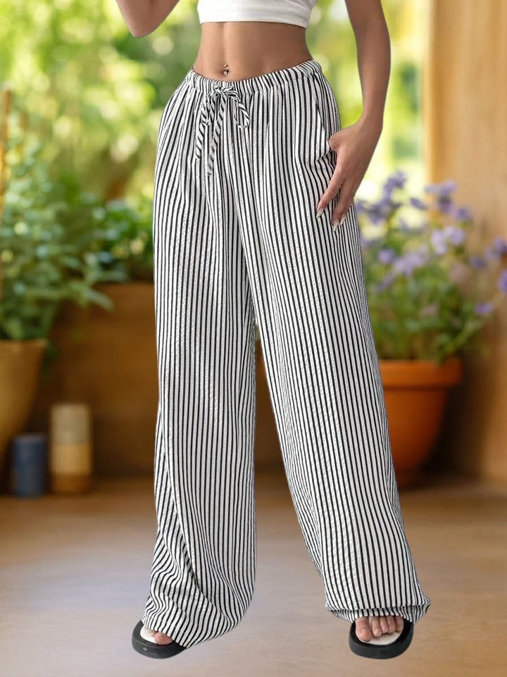 Gianna | Stripe Floor Trousers