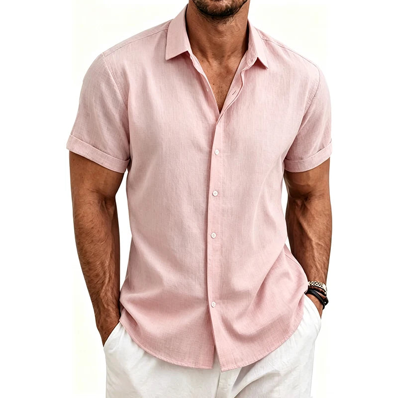Daniel | Lightweight Henley Beach Shirt