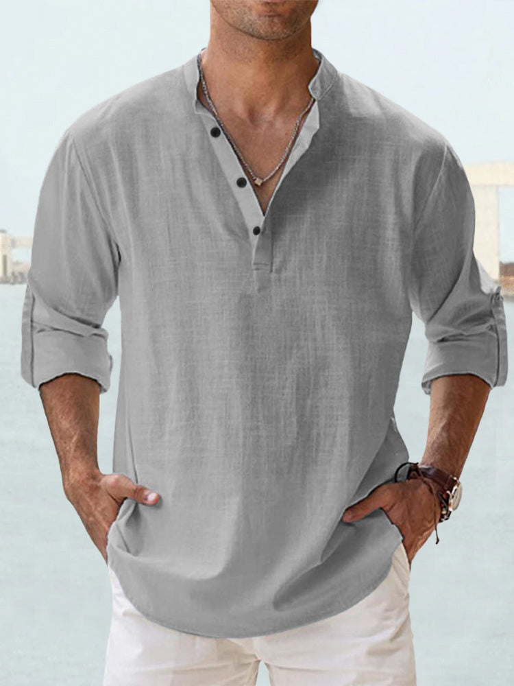 Scott | Breathable Linen Blouse