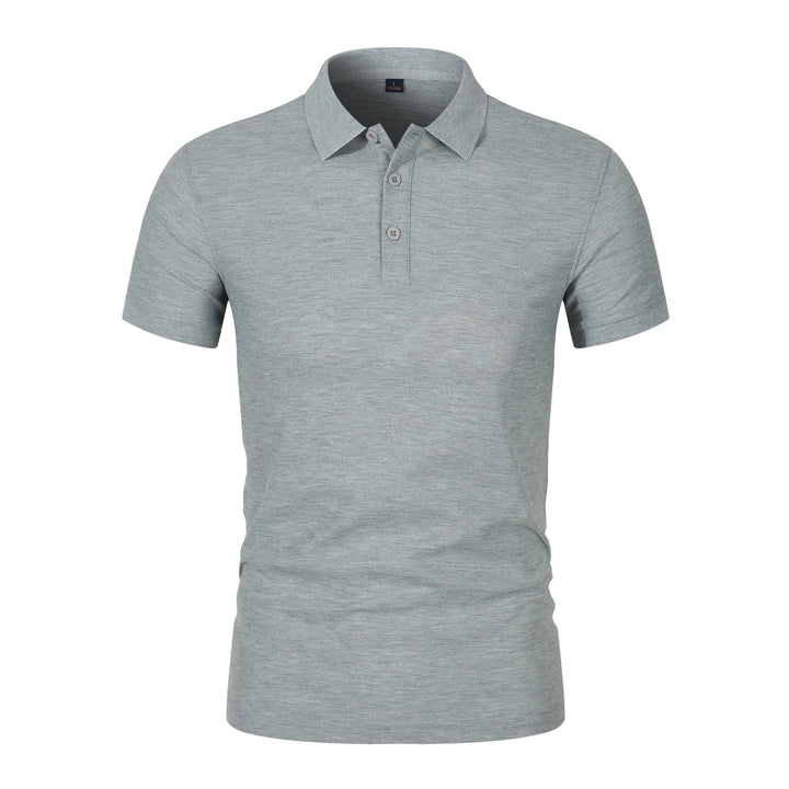 2025 Hot Sale Heren Zomer Casual Ademend Comfortabel Poloshirt Heren Effen Kleur Hoge Kwaliteit Korte Mouw T-shirt