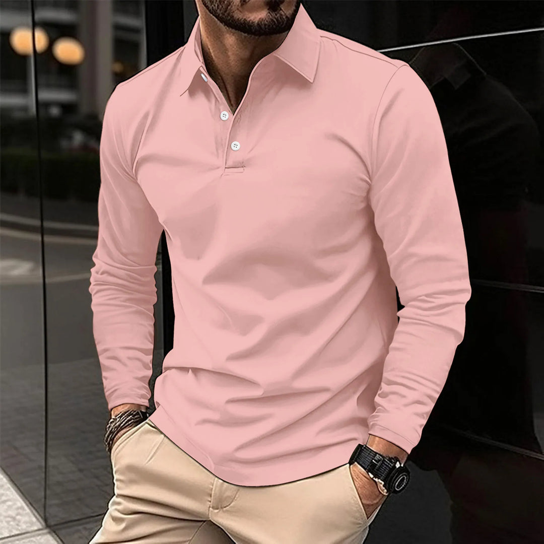 Luca | Classic Long Sleeve Polo