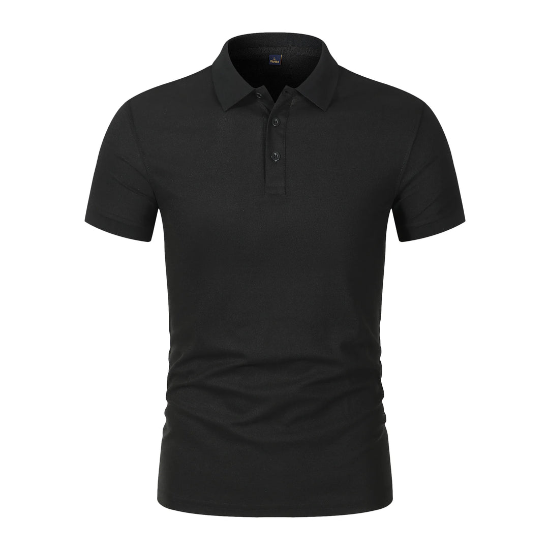 2025 Hot Sale Heren Zomer Casual Ademend Comfortabel Poloshirt Heren Effen Kleur Hoge Kwaliteit Korte Mouw T-shirt