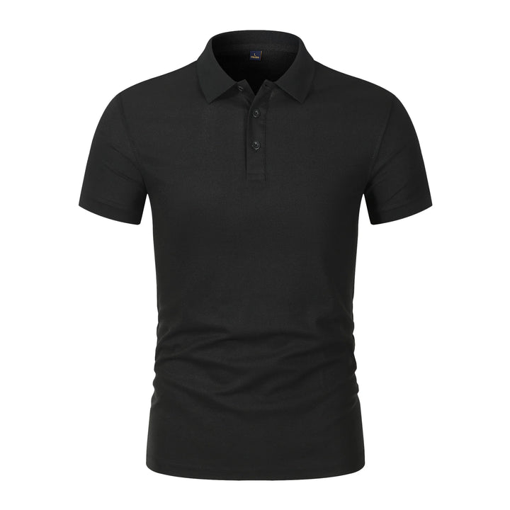2025 Hot Sale Heren Zomer Casual Ademend Comfortabel Poloshirt Heren Effen Kleur Hoge Kwaliteit Korte Mouw T-shirt