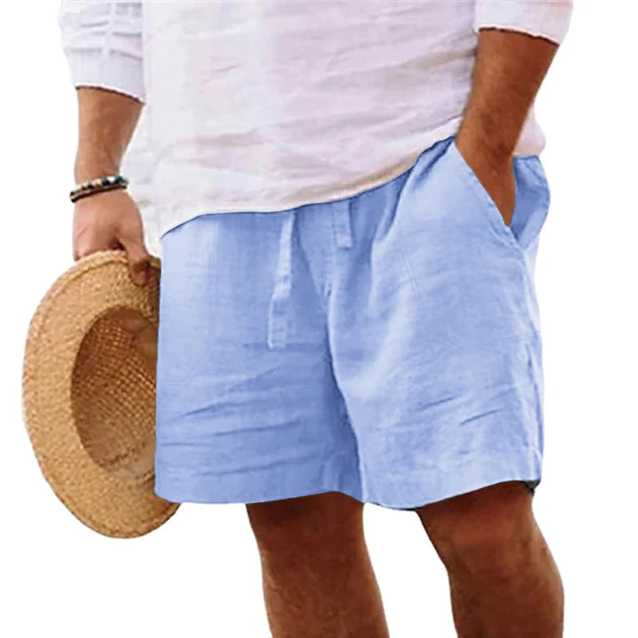 Nieuwe heren katoenen effen kleur korte lichtgewicht gymbroek oversized strandshorts heren jogging sport grote korte homme