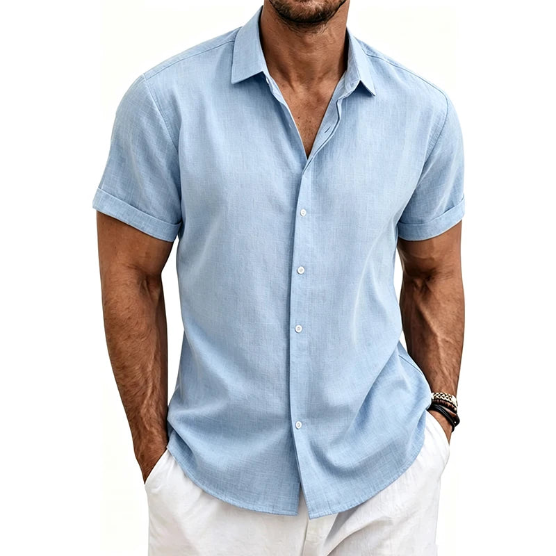 Daniel | Lightweight Henley Beach Shirt