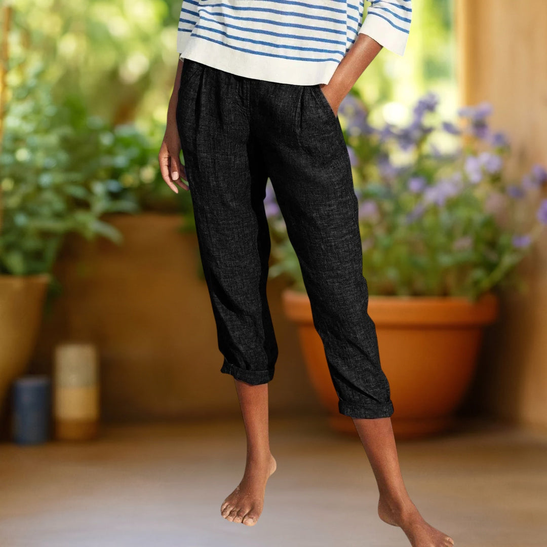 Grace | Straight-Leg Cotton Trousers