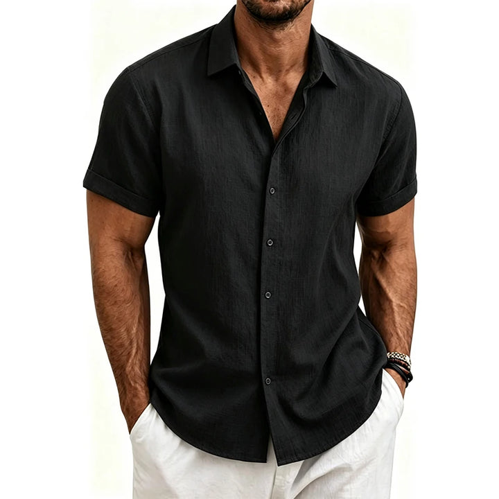 Daniel | Lightweight Henley Beach Shirt
