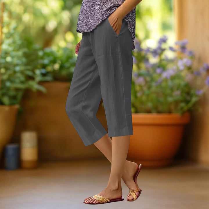 Scarlett | Five-Quarter Solid Trousers