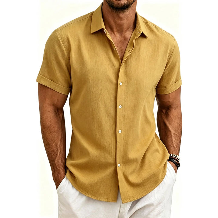 Daniel | Lightweight Henley Beach Shirt