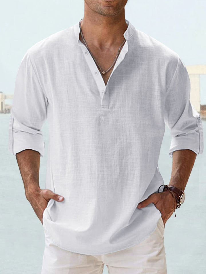 Scott | Breathable Linen Blouse