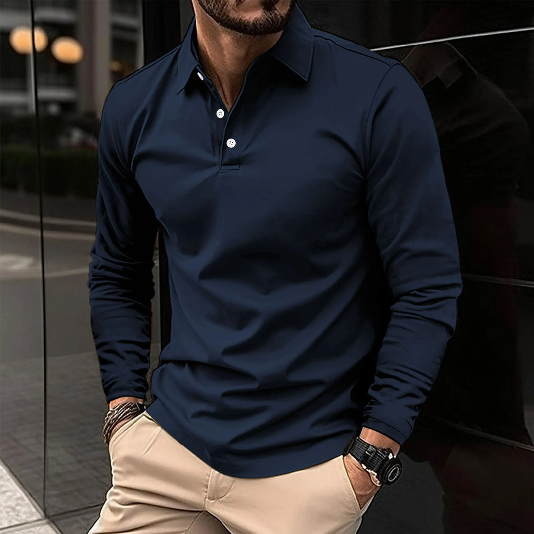 Luca | Classic Long Sleeve Polo