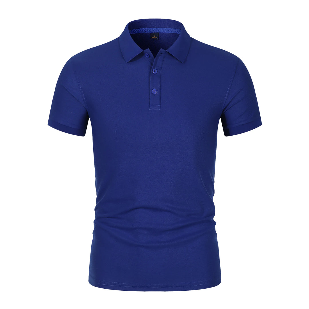 2025 Hot Sale Heren Zomer Casual Ademend Comfortabel Poloshirt Heren Effen Kleur Hoge Kwaliteit Korte Mouw T-shirt