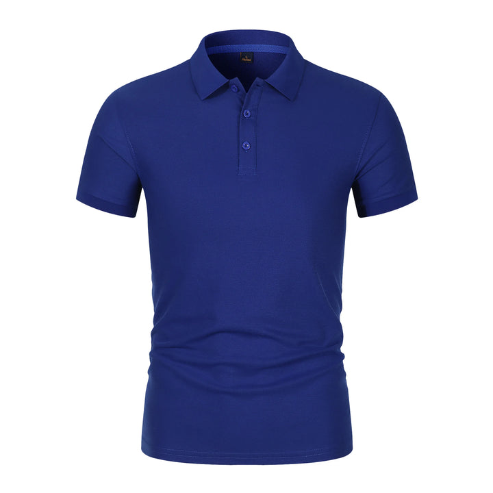 2025 Hot Sale Heren Zomer Casual Ademend Comfortabel Poloshirt Heren Effen Kleur Hoge Kwaliteit Korte Mouw T-shirt
