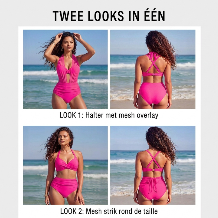 Sabrina - 2-in-1 High-Waisted Tummy Control Bikini