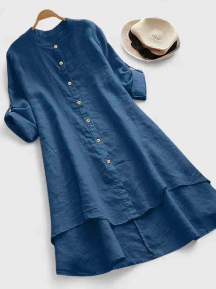 Marizalyn | Women's Elegant High-Low Hem Casual Dress