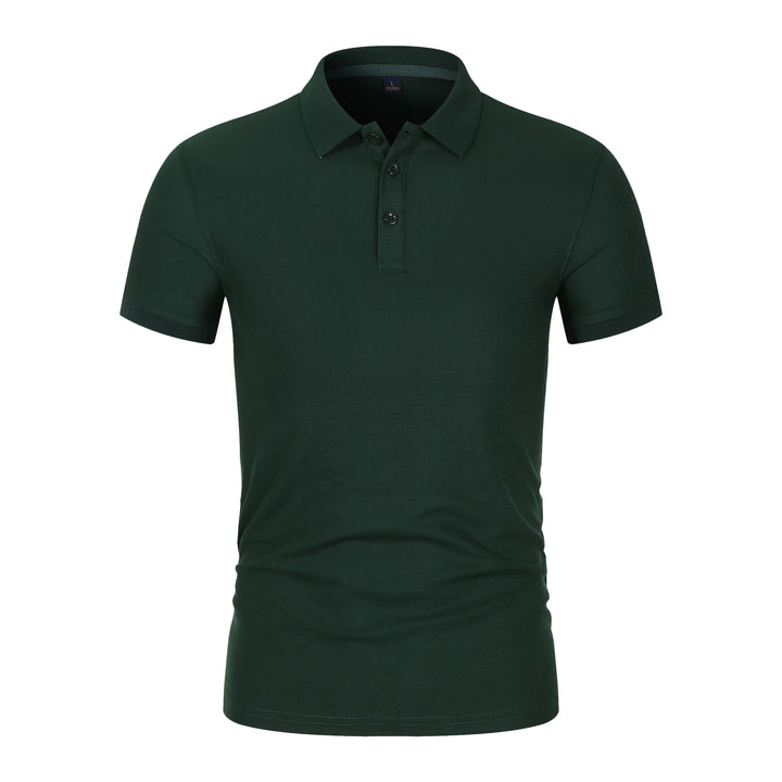 2025 Hot Sale Heren Zomer Casual Ademend Comfortabel Poloshirt Heren Effen Kleur Hoge Kwaliteit Korte Mouw T-shirt