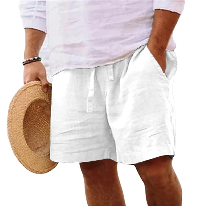 Nieuwe heren katoenen effen kleur korte lichtgewicht gymbroek oversized strandshorts heren jogging sport grote korte homme