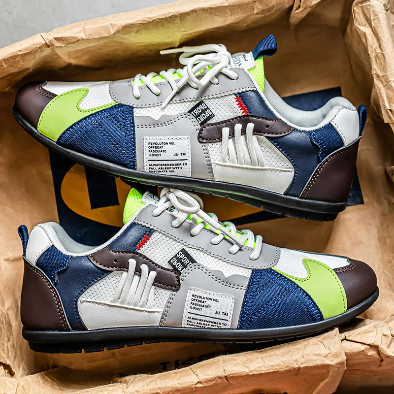 Zeke | Retro Colorblock Sneakers