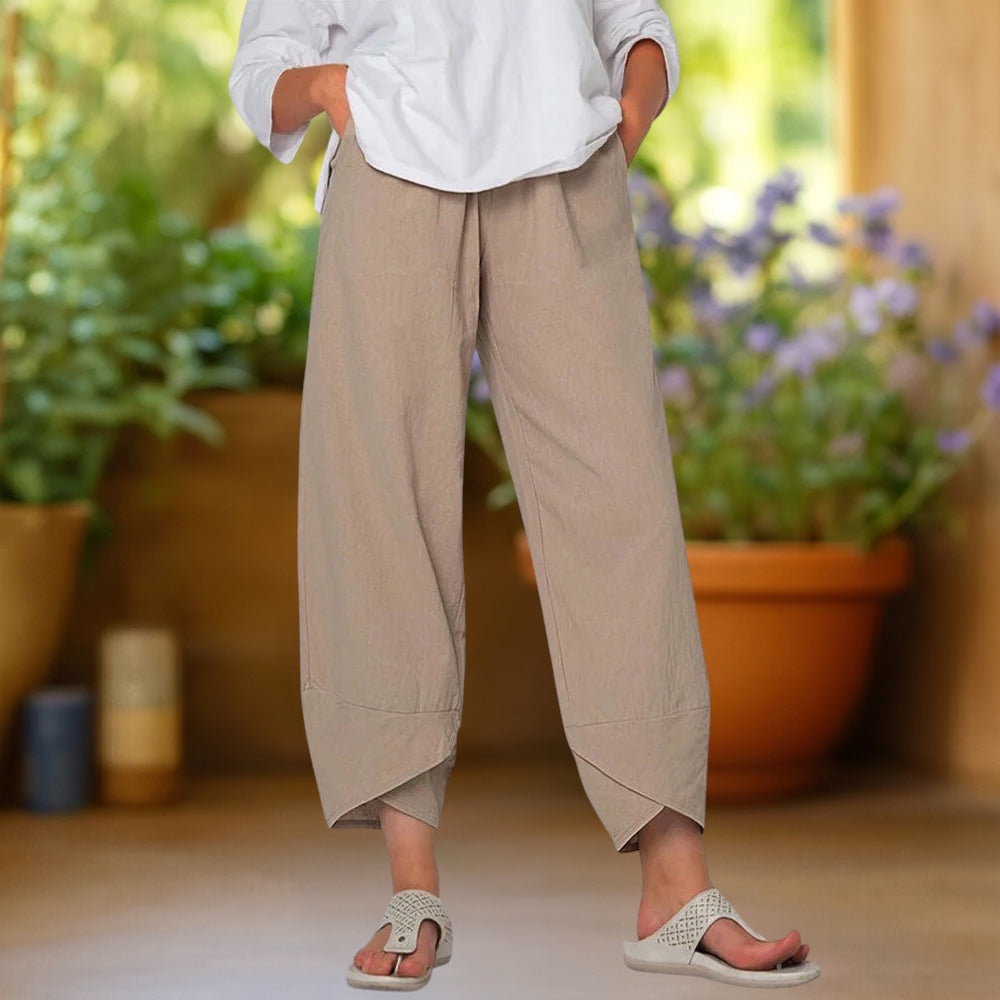 Evelyn | Wide-Leg Harem Trousers
