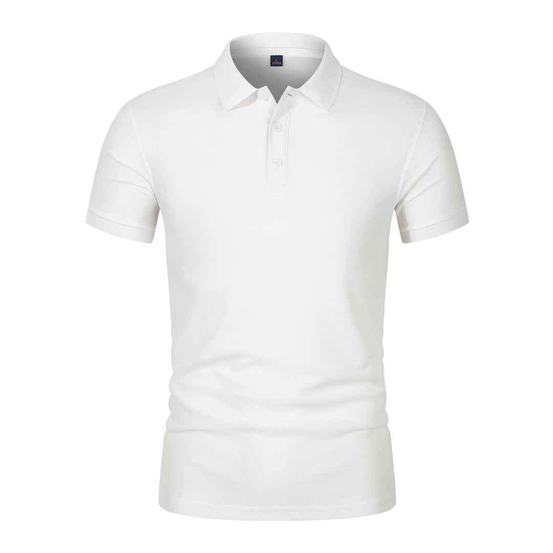 2025 Hot Sale Heren Zomer Casual Ademend Comfortabel Poloshirt Heren Effen Kleur Hoge Kwaliteit Korte Mouw T-shirt