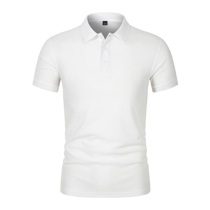 2025 Hot Sale Heren Zomer Casual Ademend Comfortabel Poloshirt Heren Effen Kleur Hoge Kwaliteit Korte Mouw T-shirt