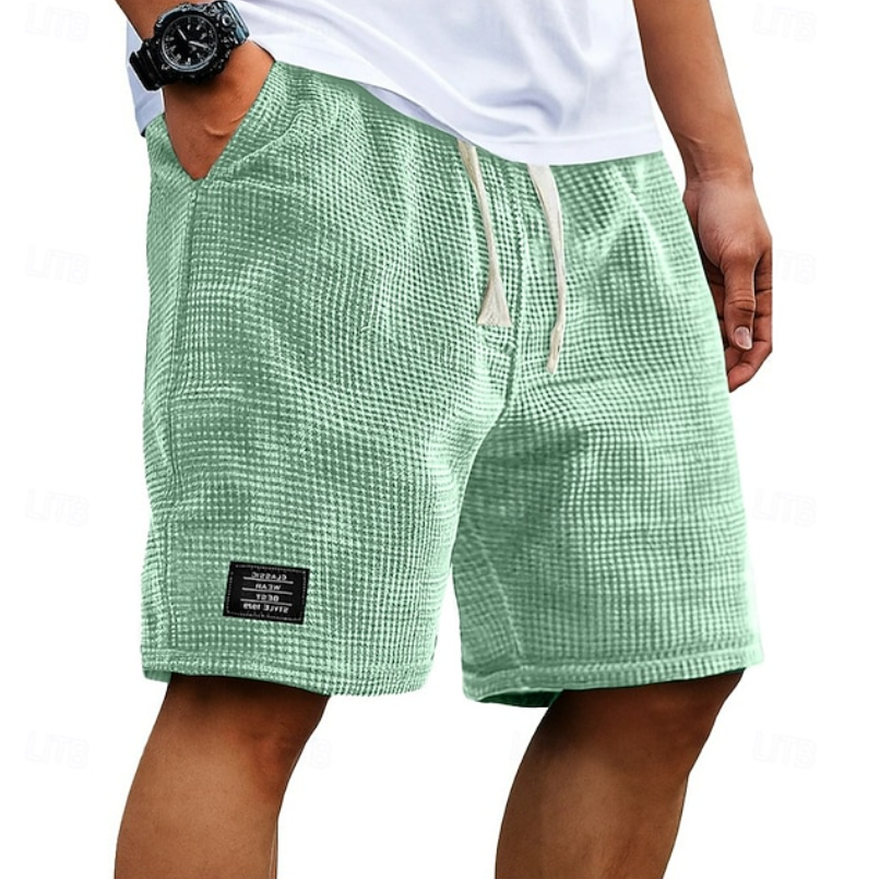 Jayden | Casual Waffle Summer Shorts