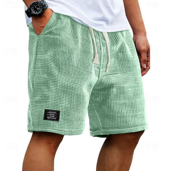 Jayden | Casual Waffle Summer Shorts