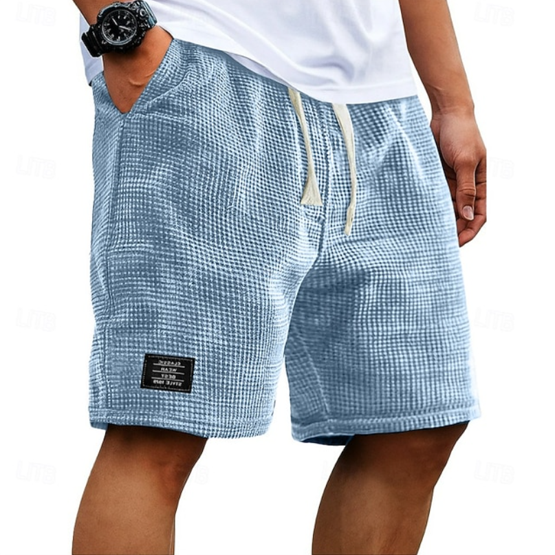 Jayden | Casual Waffle Summer Shorts