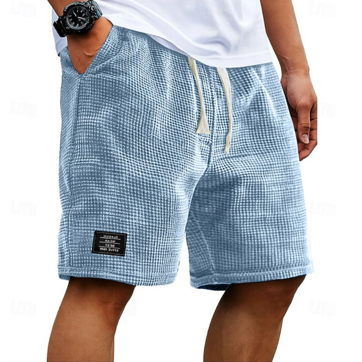 Jayden | Casual Waffle Summer Shorts