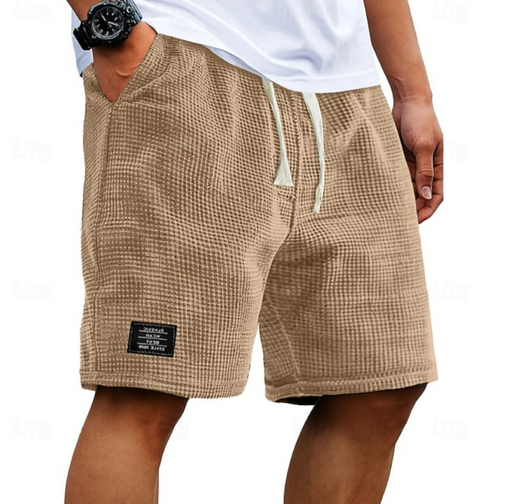 Jayden | Casual Waffle Summer Shorts