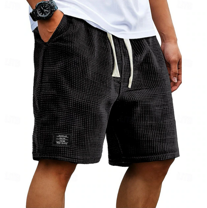 Jayden | Casual Waffle Summer Shorts