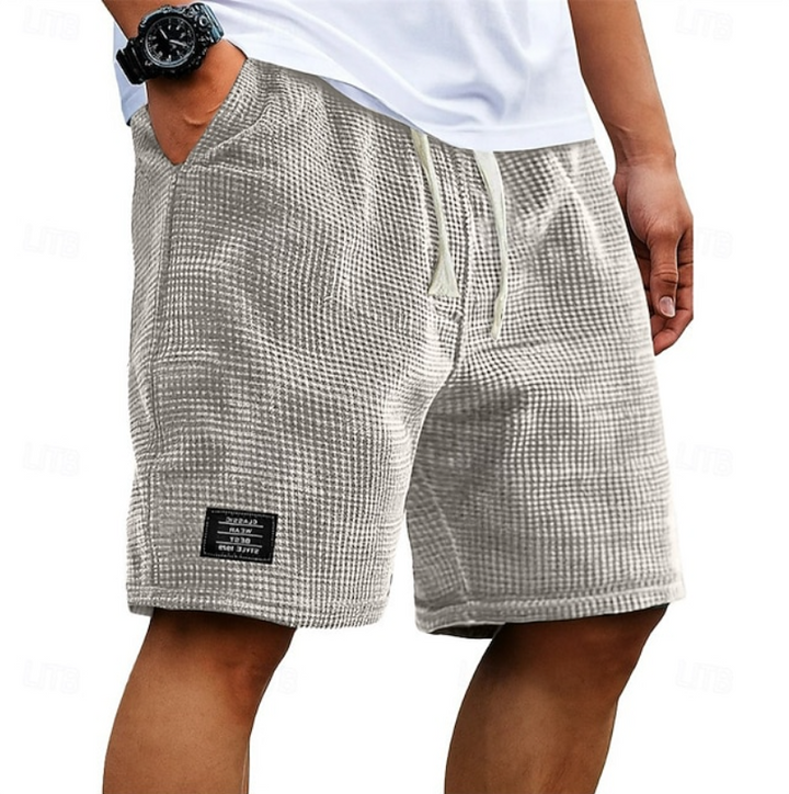 Jayden | Casual Waffle Summer Shorts