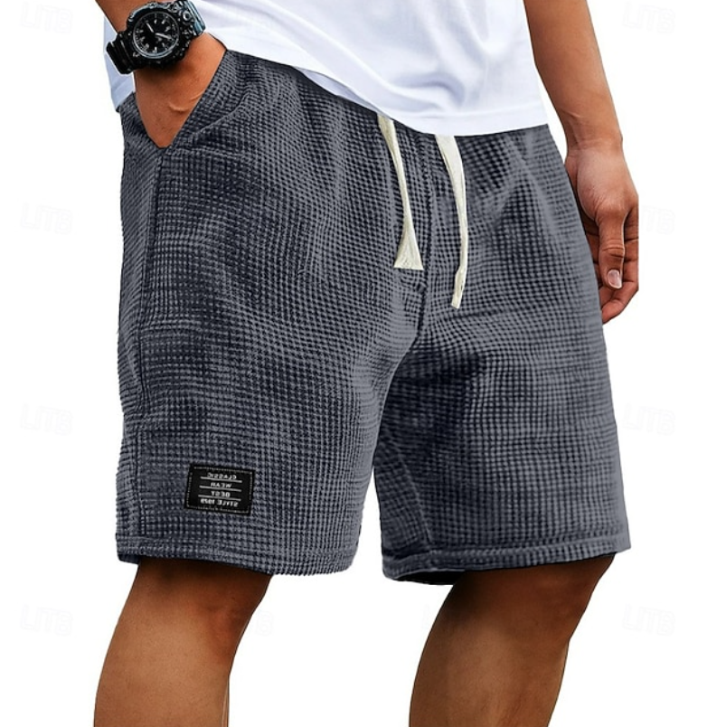 Jayden | Casual Waffle Summer Shorts