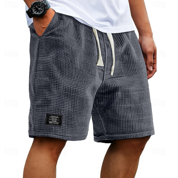 Jayden | Casual Waffle Summer Shorts