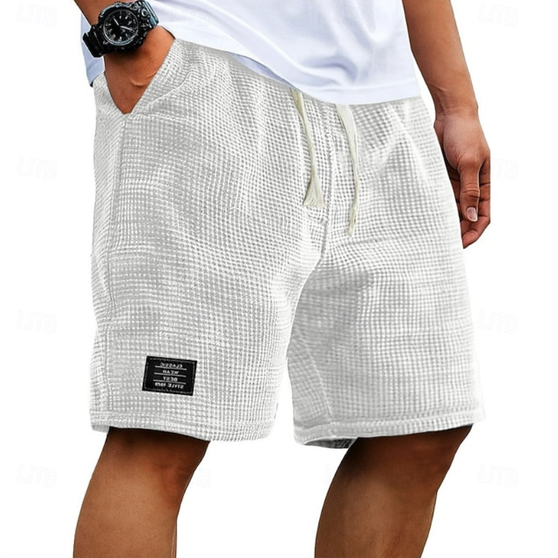 Jayden | Casual Waffle Summer Shorts