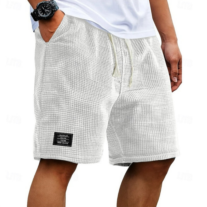 Jayden | Casual Waffle Summer Shorts
