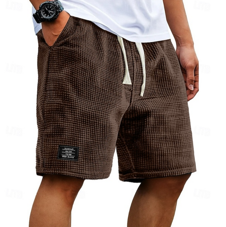 Jayden | Casual Waffle Summer Shorts