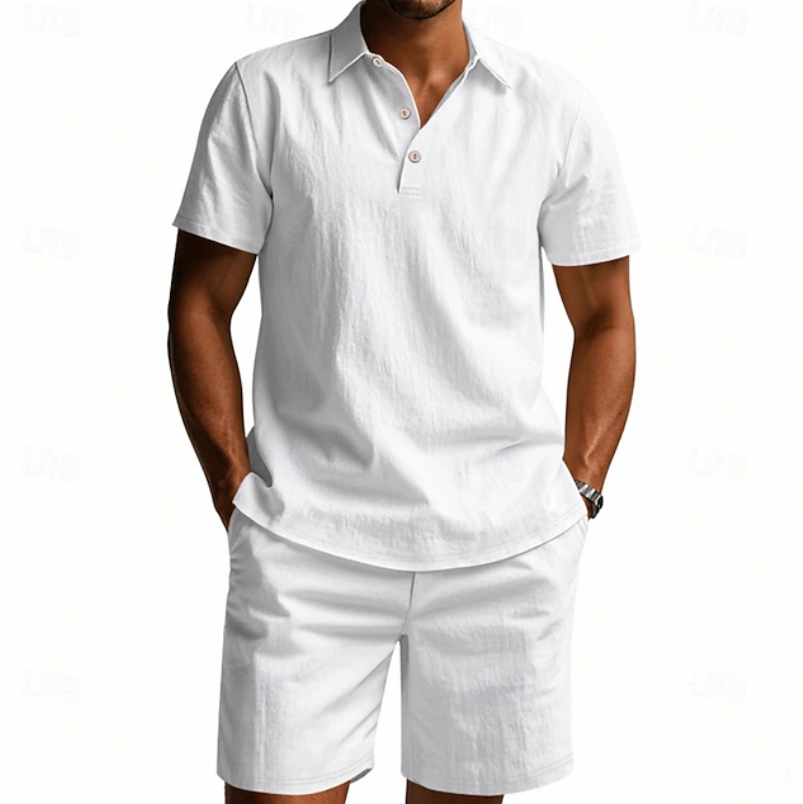 Angelo | Polo Shirt and Shorts Set