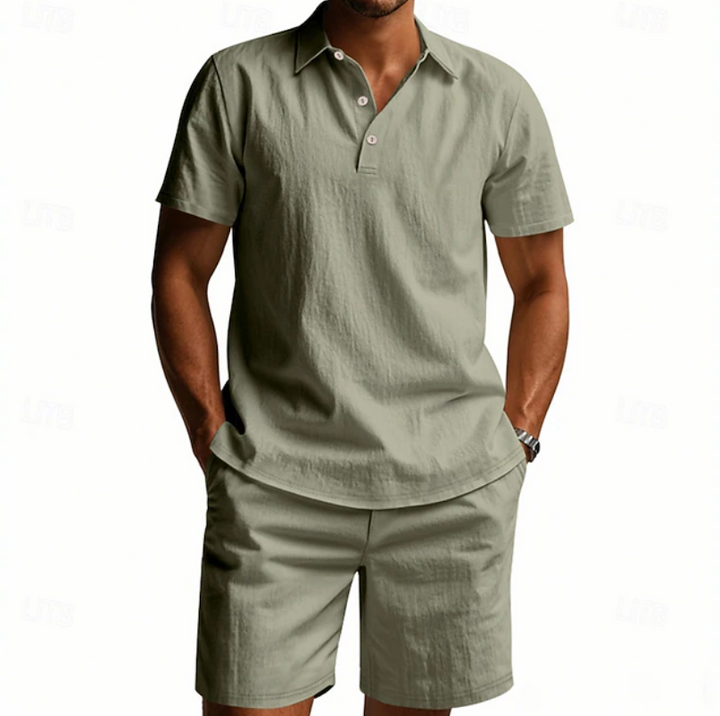 Angelo | Polo Shirt and Shorts Set