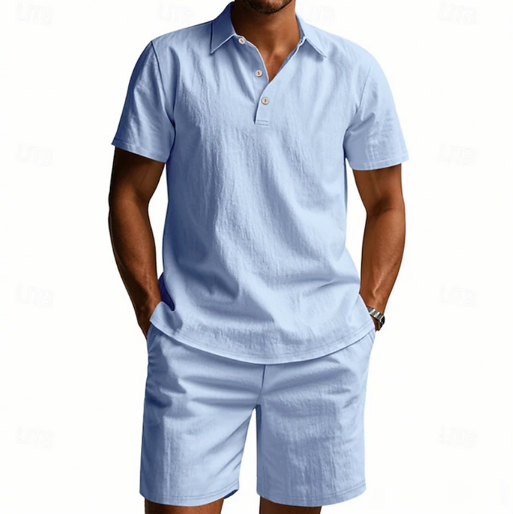 Angelo | Polo Shirt and Shorts Set