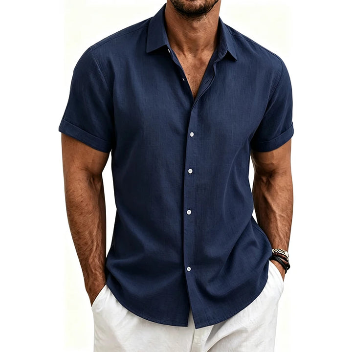Daniel | Lightweight Henley Beach Shirt