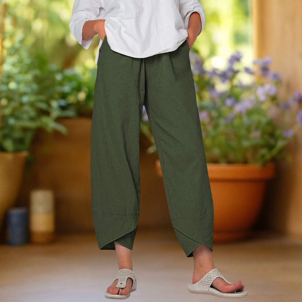 Evelyn | Wide-Leg Harem Trousers